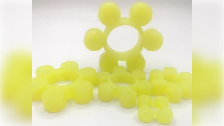 聚氨酯胶套四连体套橡胶缓冲弹性胶圈联轴器柱销减震垫圈直筒胶套