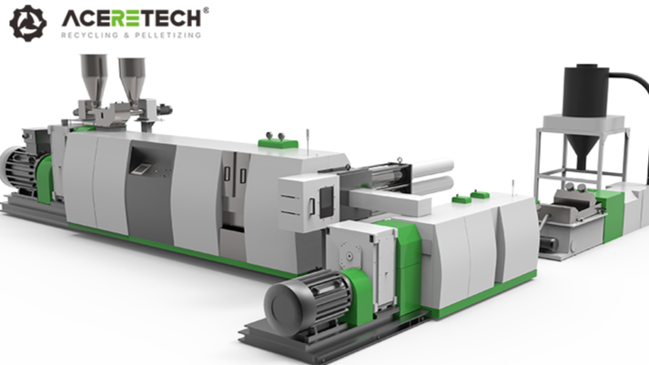 ADS双阶单螺杆硬质塑料挤出造粒设备
