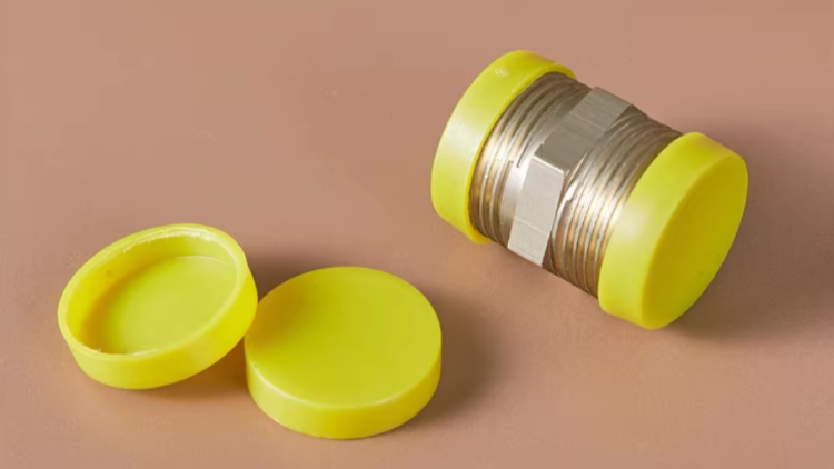 真空法兰保护盖/过渡接头防尘堵头/半透明塑料盖KF阀门/ISO密封管帽