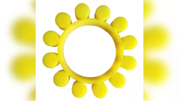 聚氨酯胶套四连体套橡胶缓冲弹性胶圈联轴器柱销减震垫圈直筒胶套